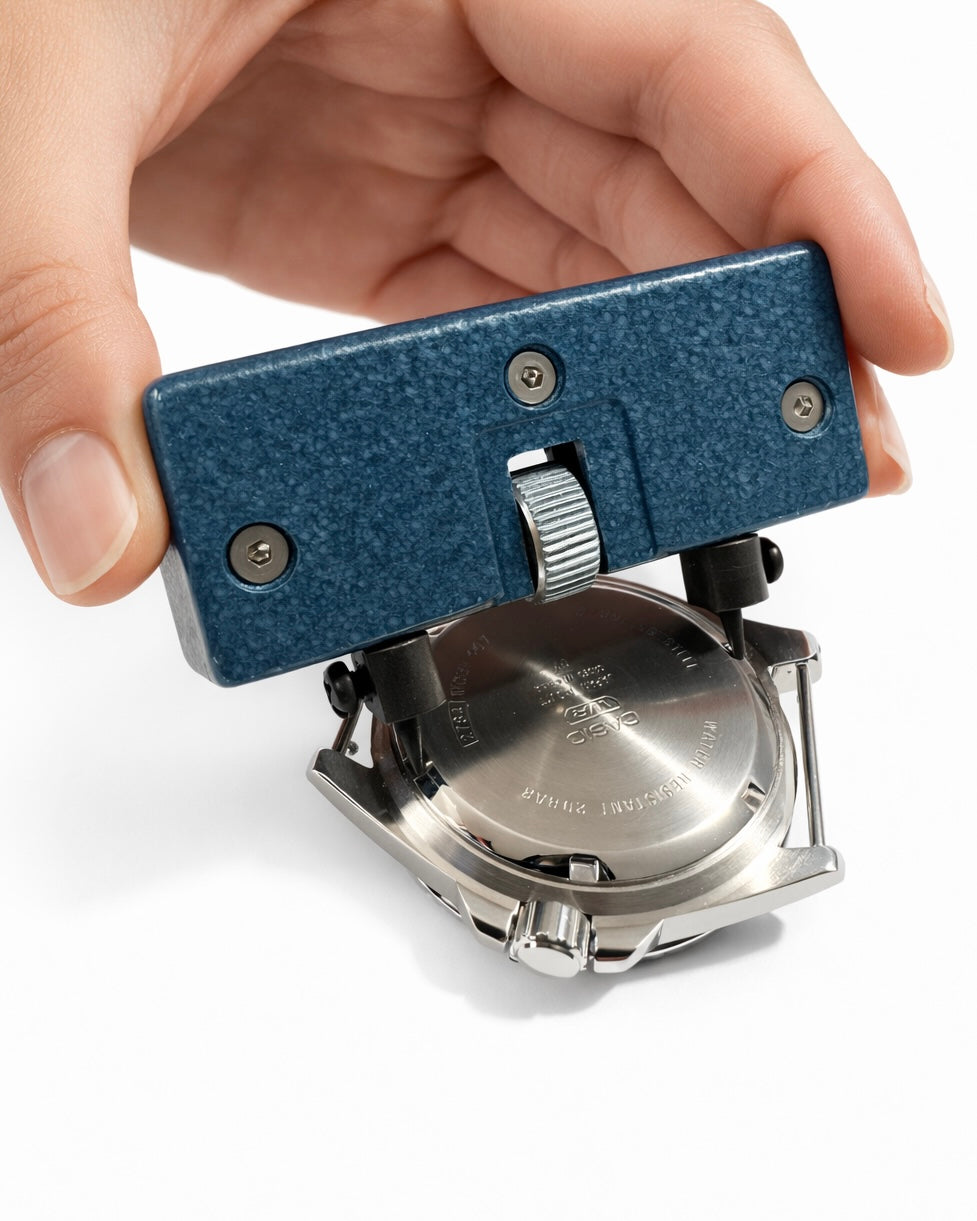 Premium Watch Case Opener Tool Ø 50mm Screw-Down Case Backs - Round Tips Ø 1.2mm