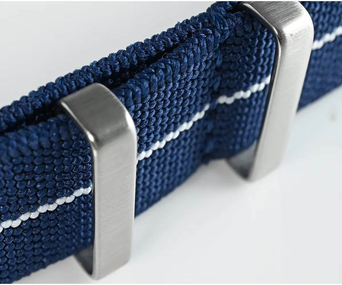 Premium Bracelet NATO Parachute en Nylon Élastique - 28cm - 19mm / 20mm