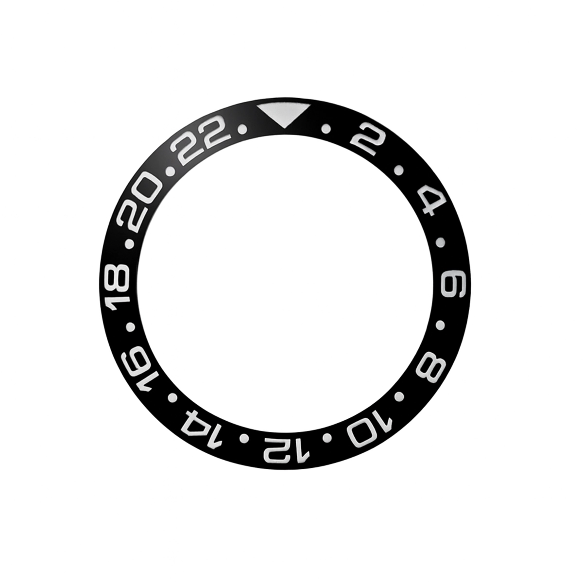 Lünetteneinsatz – Für Rolex/Tudor – 116710 GMT Batman – Ø 37,75 mm x Ø 30,45 mm