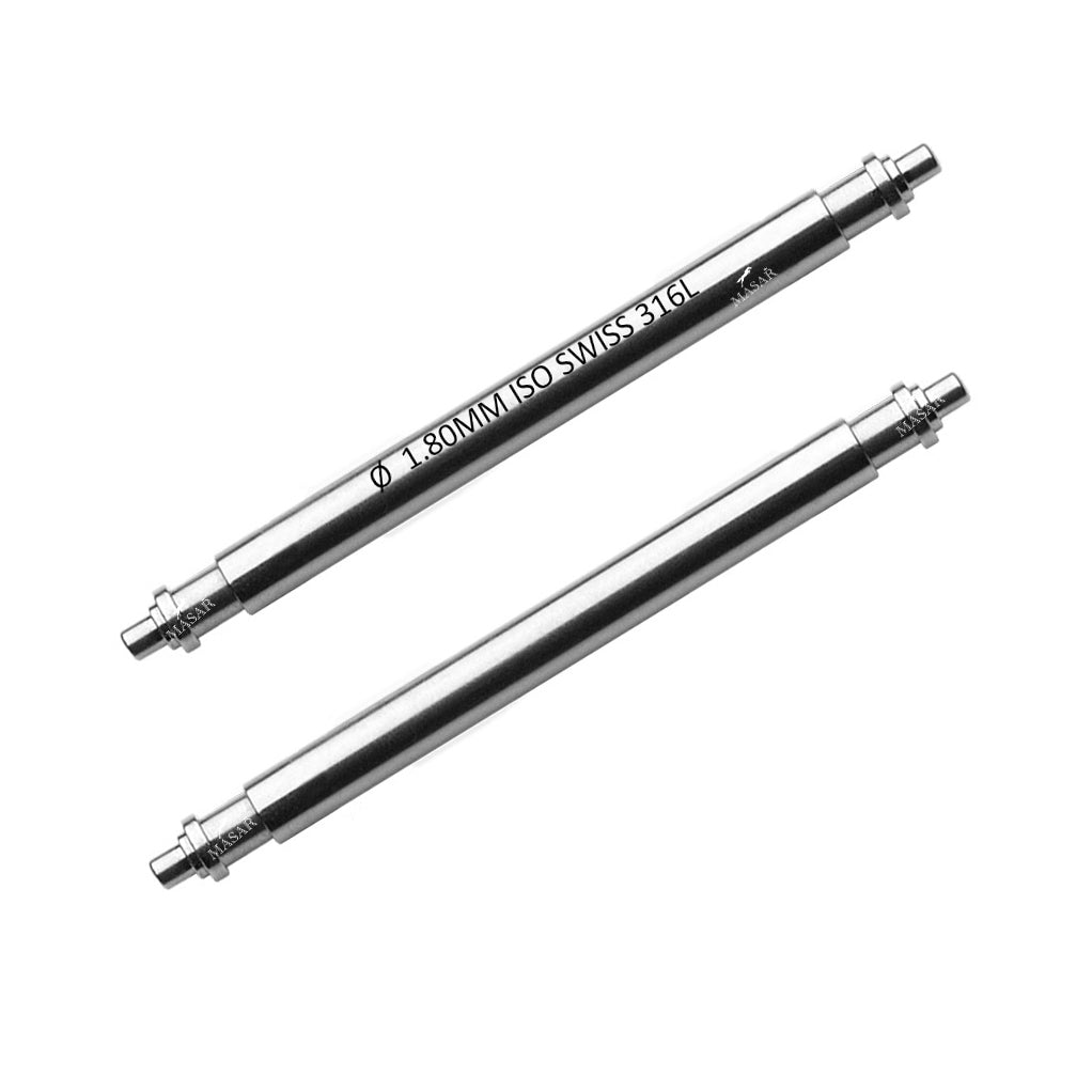 XTS Ø 1,8mm Swiss - Pompe, Tige de montre - Inox 316L - 2 pcs