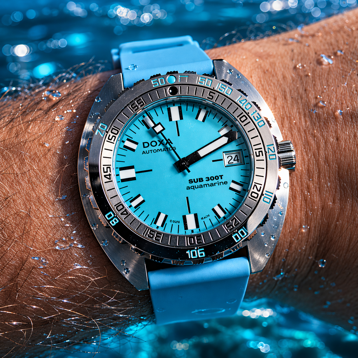 Bracelet Montre en Caoutchouc FKM Lisse - Libération Rapide - Universel