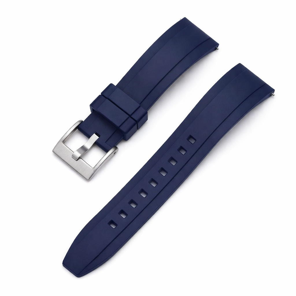 FKM Kautschukarmband – Submariner-Stil – Schnellverschluss – Universal
