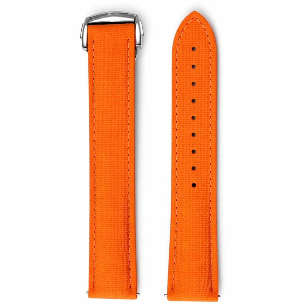 Bracelet de Montre Caoutchouc FKM vulcanisé - Texturé / Surpiqûres - Rapide / Déployante Poli Miroir