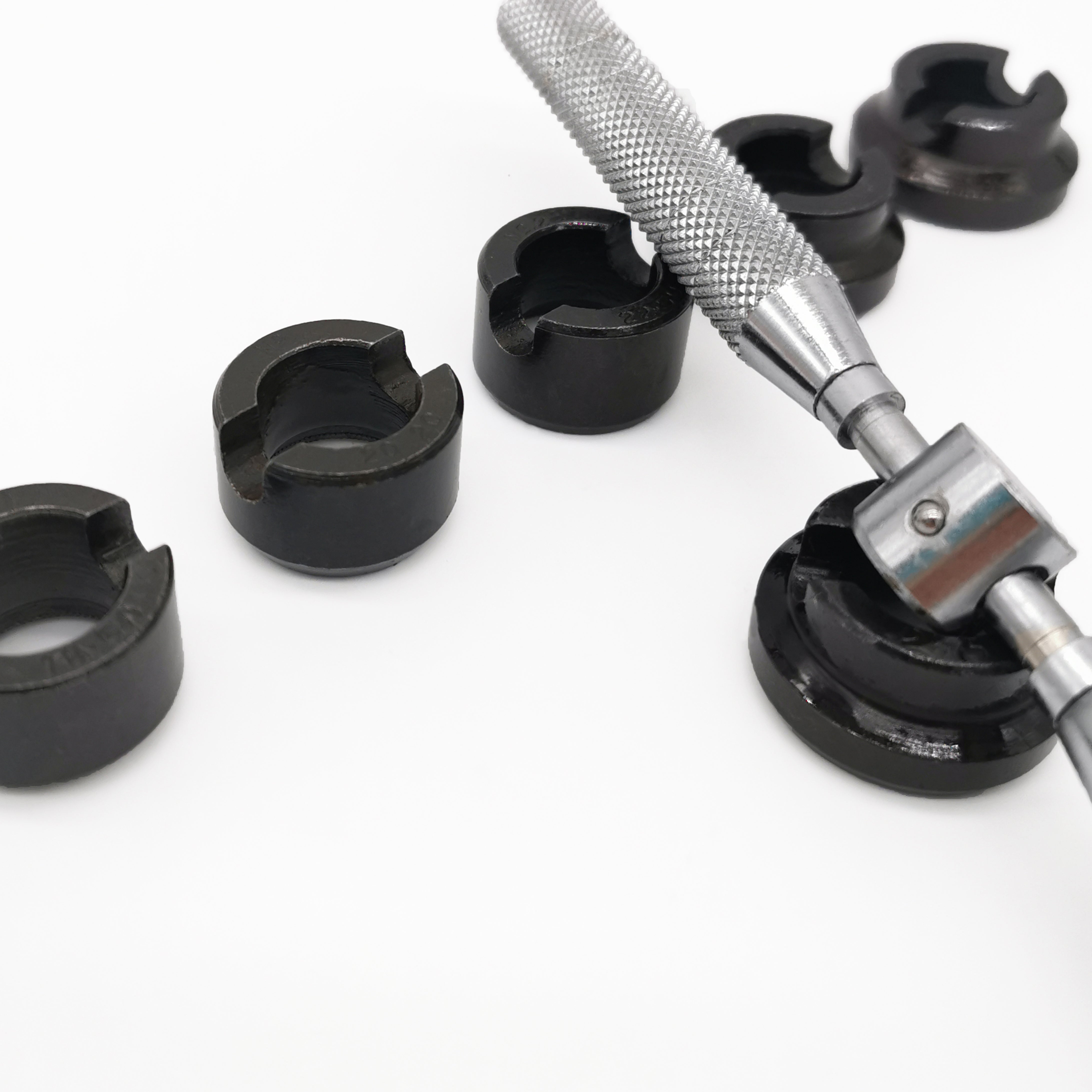 Kit Clé Ouvre Boîtier Montres Compatible Rolex Oyster Entre Autres - 6 Matrices en Nylon