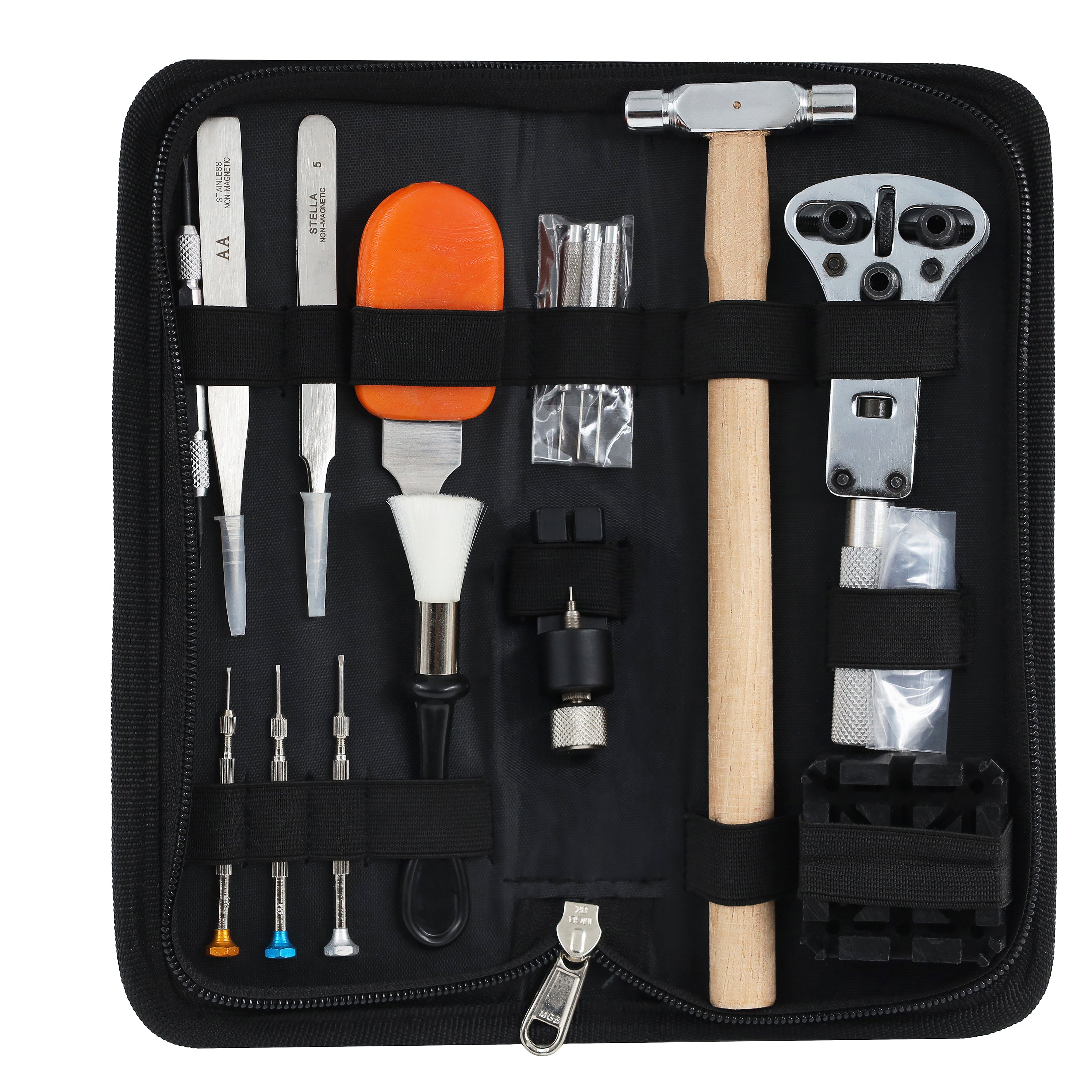 Kit Outils Horloger en Cuir – Réparation de Montres et Bracelets – Chasse-Goupilles