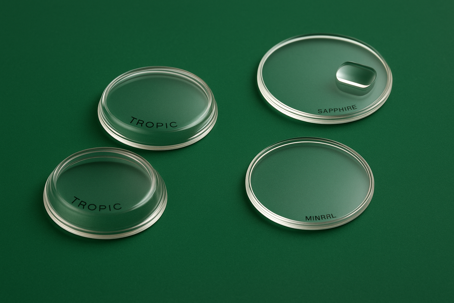 Verre de montre Rolex : Saphir ou Acrylique ?