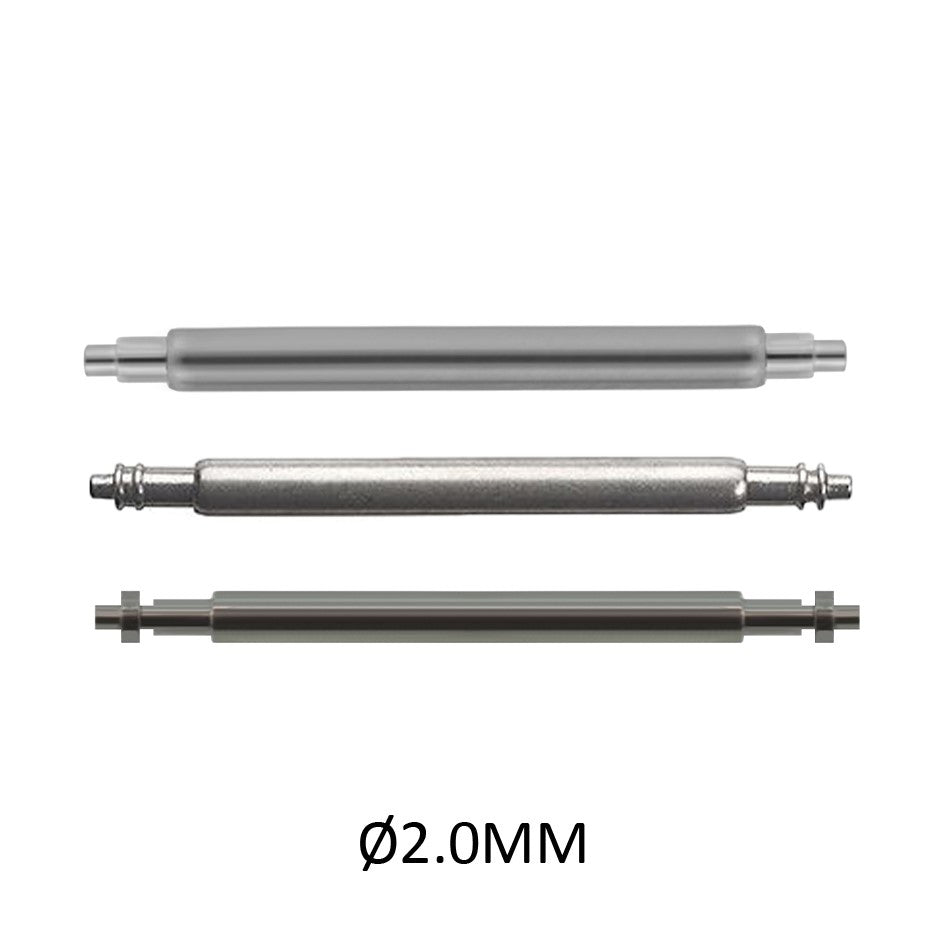Barrettes à Ressort Masar 2,5 Mm Pour Bracelet De Montre - Inox 316L - Lot De 4