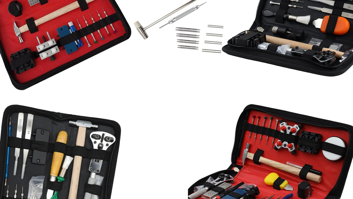 Lot De 4 Outils Pour Horloger - Huileurs De Montre - Modification - Longueur 7 Cm - Neufs
