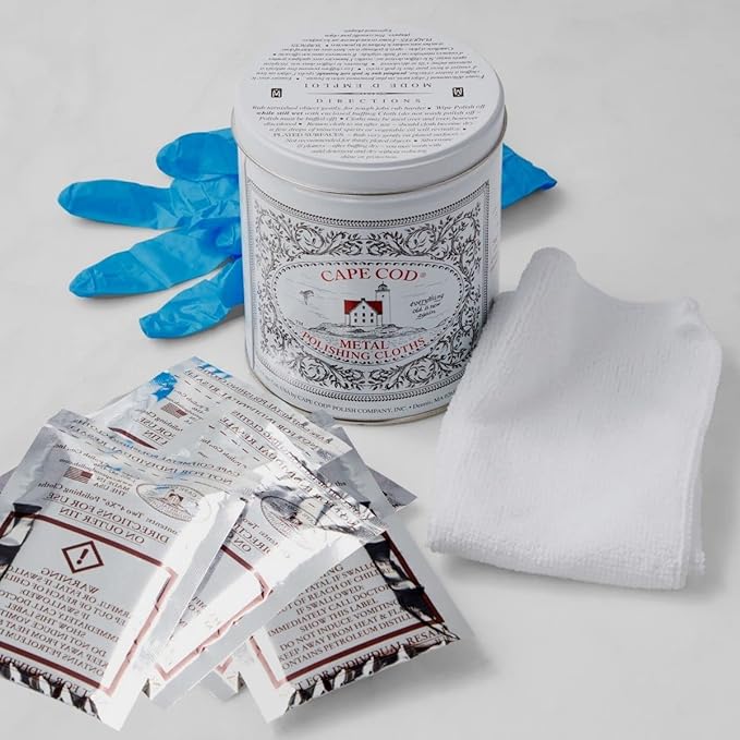 Cape Cod – 12-teiliges Set – Reinigungstücher – Uhrenarmband-Restaurierung, Schmuck