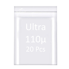 Ultra Zip Bag 110µ microns - Plastic bag - 20 Pcs