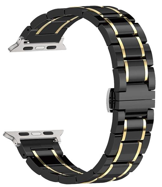 6 Farben – Uhrenarmband – Keramik und Metall – Kompatibel mit Apple Watch