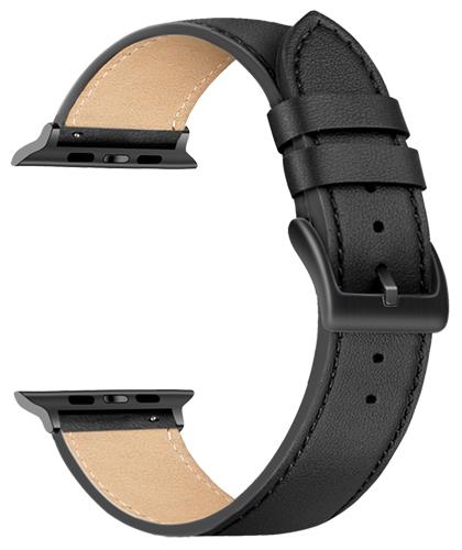 3 Farben – Uhrenarmband – Leder – Schnellverschluss – Kompatibel mit Apple Watch