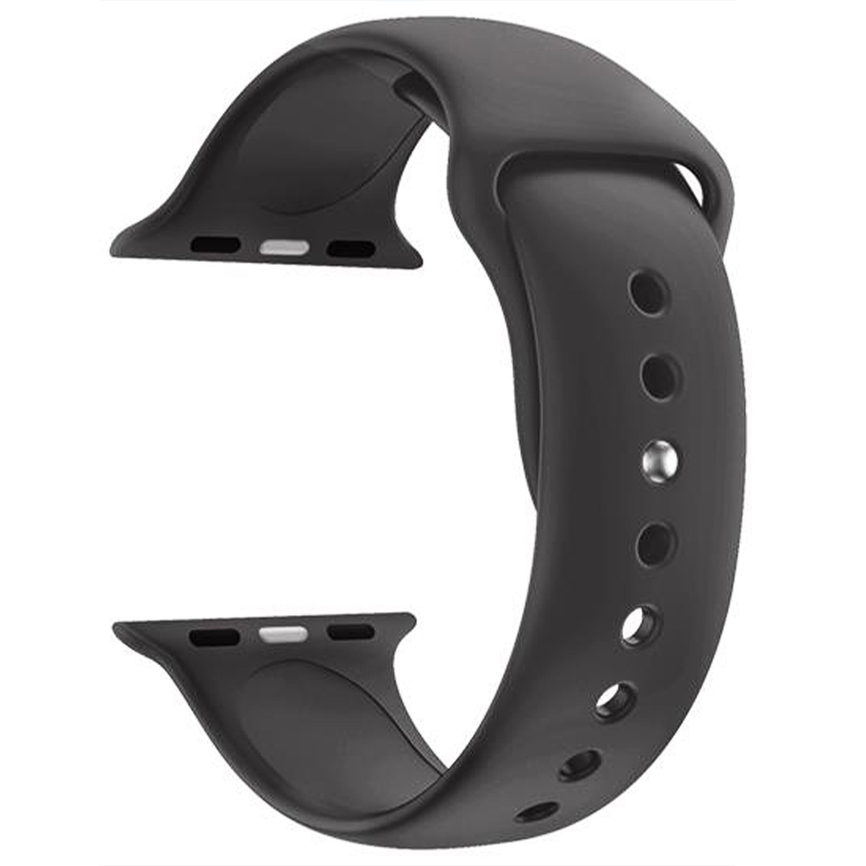 Silikonarmband für Apple Watch – Grau