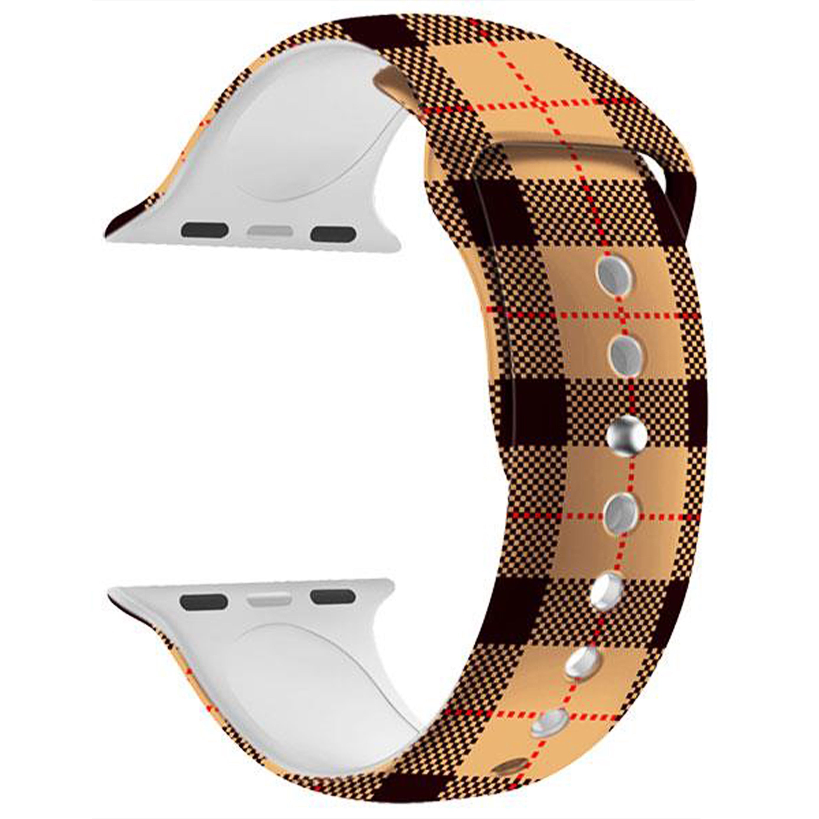 Silikon-Uhrenarmband für Apple Watch – Burberry