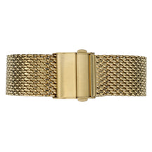 18mm BiG Mesh Ø 1mm Deployment Buckle - Men's Watch Strap Mesh, Milanese - Universal - Gold / Gold