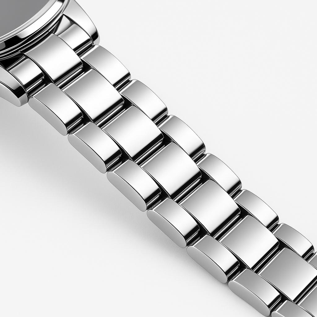 Polierscheibe aus Spiegelstahl (Chrom) – Professionelles Uhrmacherwerkzeug – 1 Stück