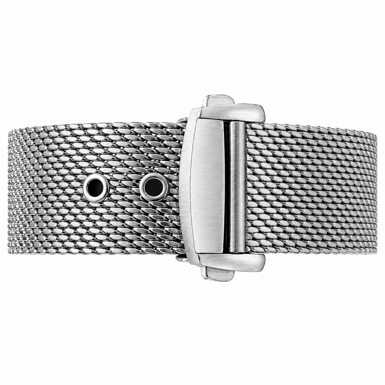 Bracelet Montre Milanais Argent Ø 0,6mm - Style Omega / Boucle Déployante – Homme – Rapide / Universel