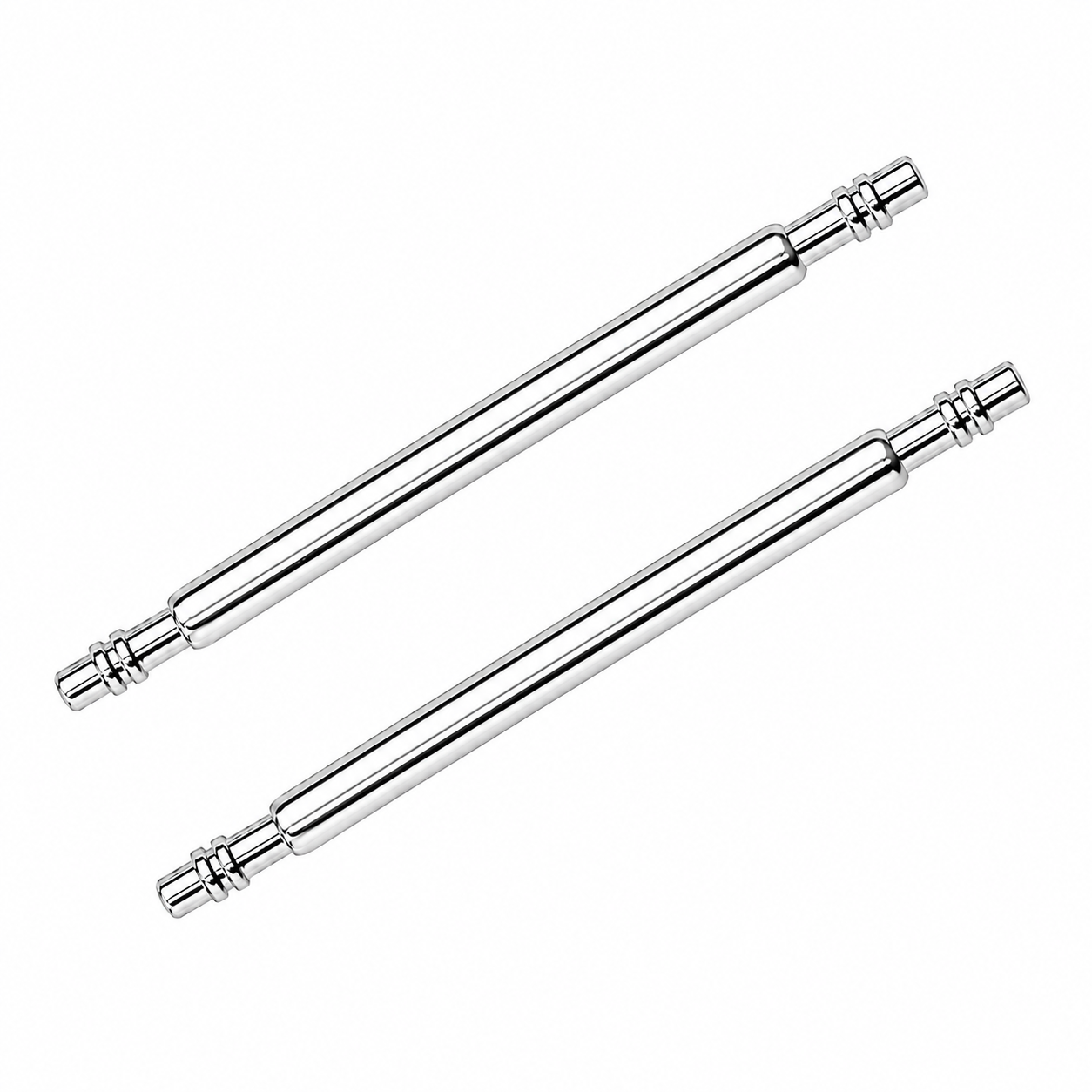 Barrette à ressort Compatible avec Garmin QuickFit - Ø 2,3mm - Inox - 2 Pc
