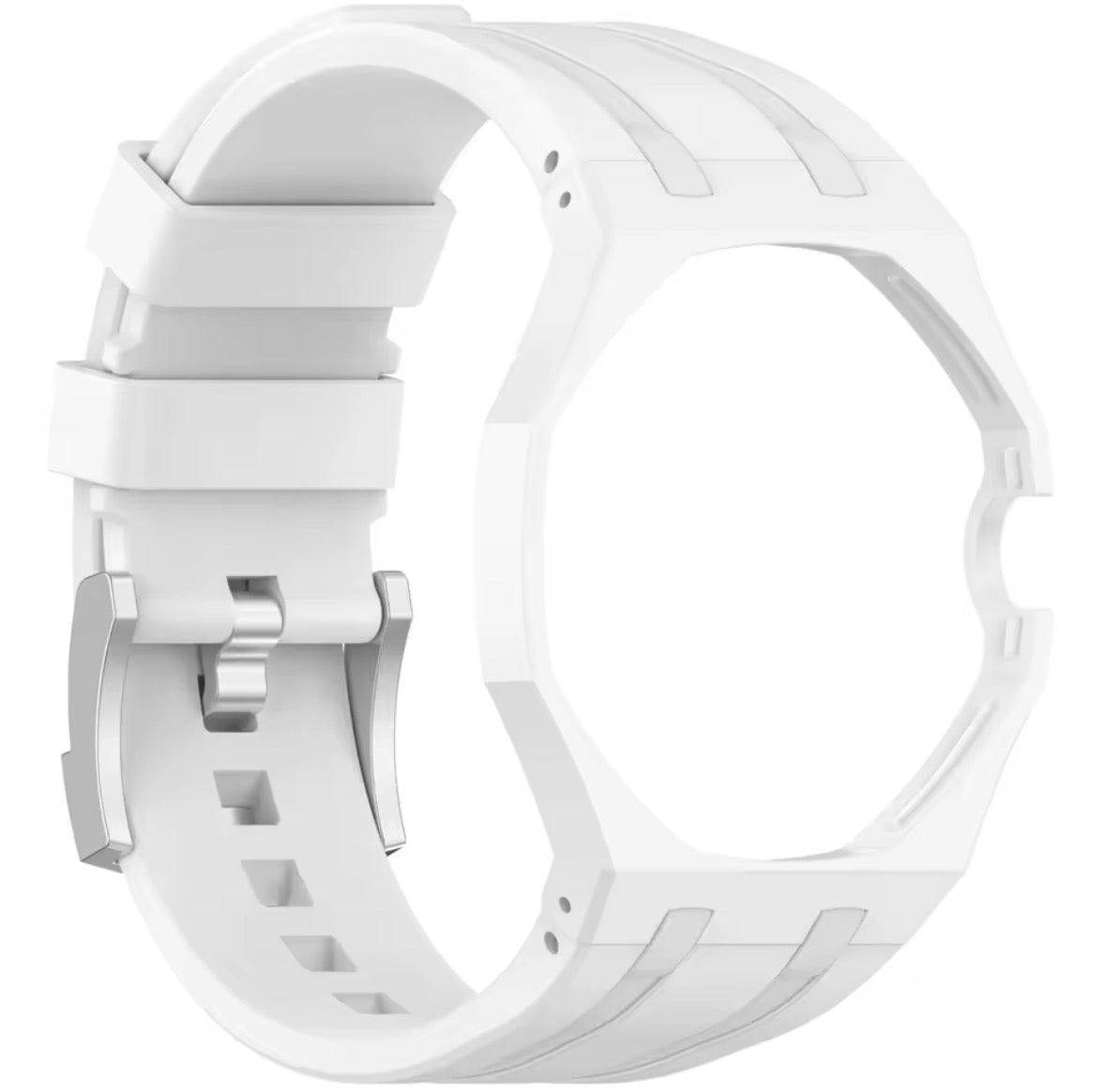 Armband kompatibel mit Swatch Royal Pop x AP - Savonnette → Krone auf 3 Uhr - Silikon