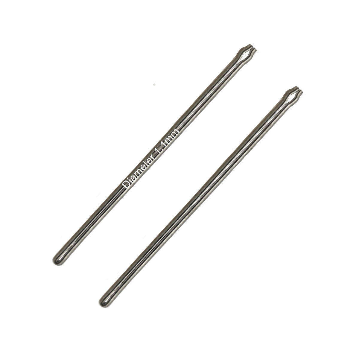 Premium Ø 1,1mm - 12mm à 29mm Goupilles Broches fendues - Inox 316L - Lot de 2 Pcs