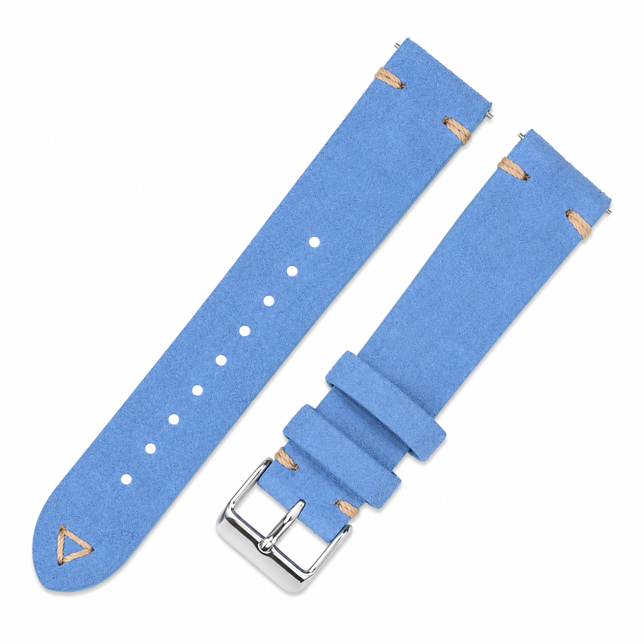 Bracelet de Montre Cuir Suède (Daim) - Boucle Ardillon - Universel