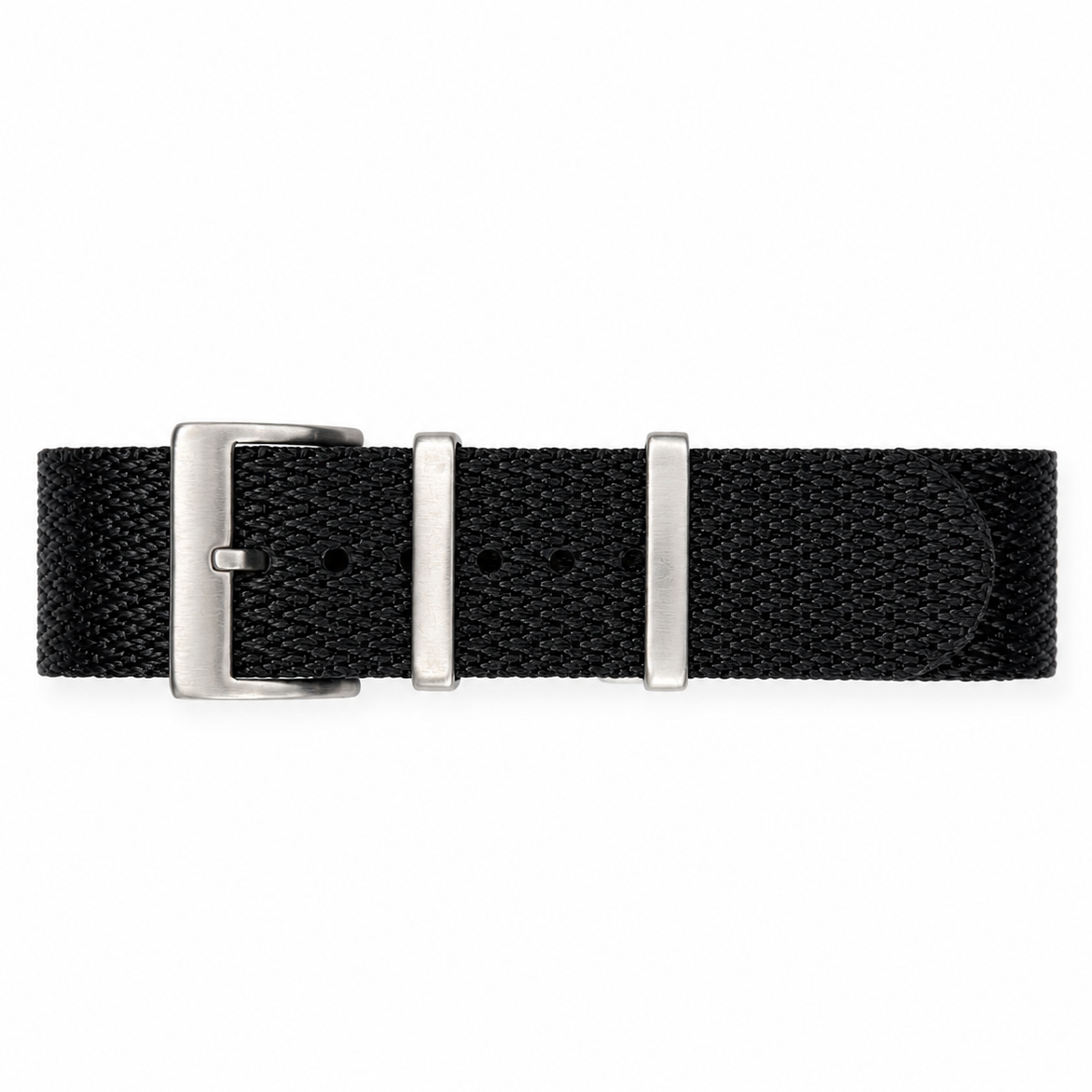 Black Nato Strap - Chevron Pattern - 1.15mm Nylon