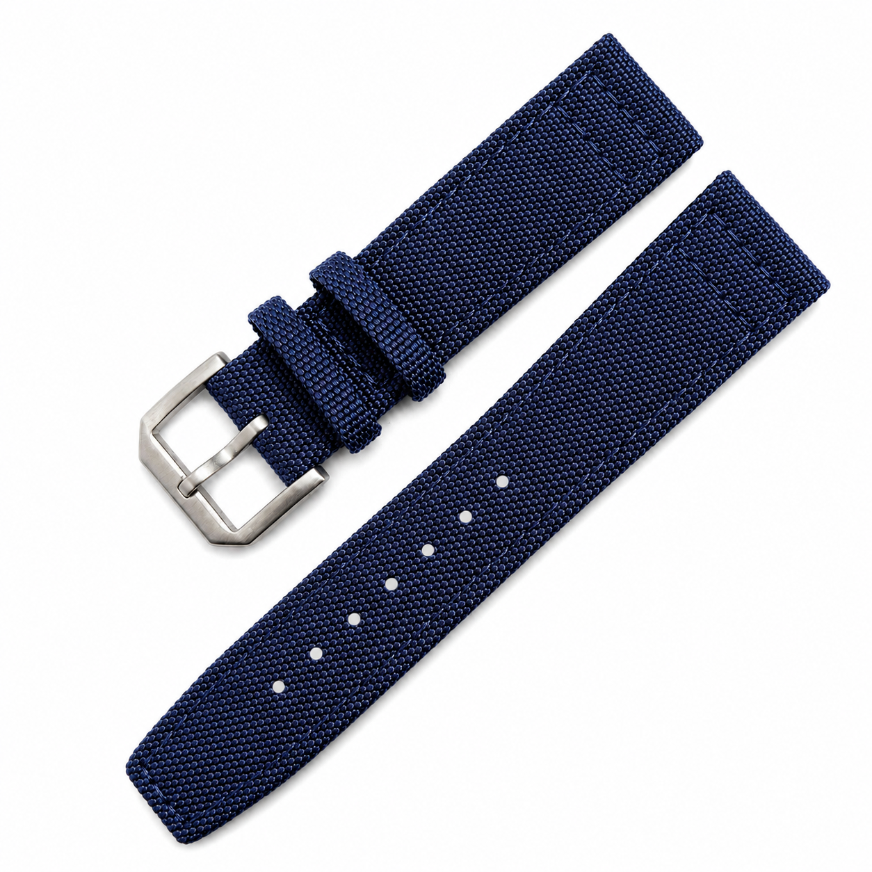 Bracelet Montre en Toile de Voile - Hybride Nylon / Cuir - Universel
