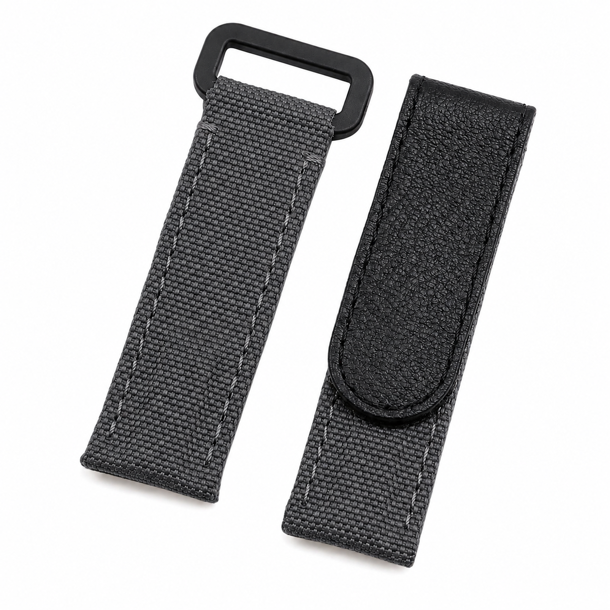 Bracelet Montre Scratch en Toile de Voile & Cuir - Universel