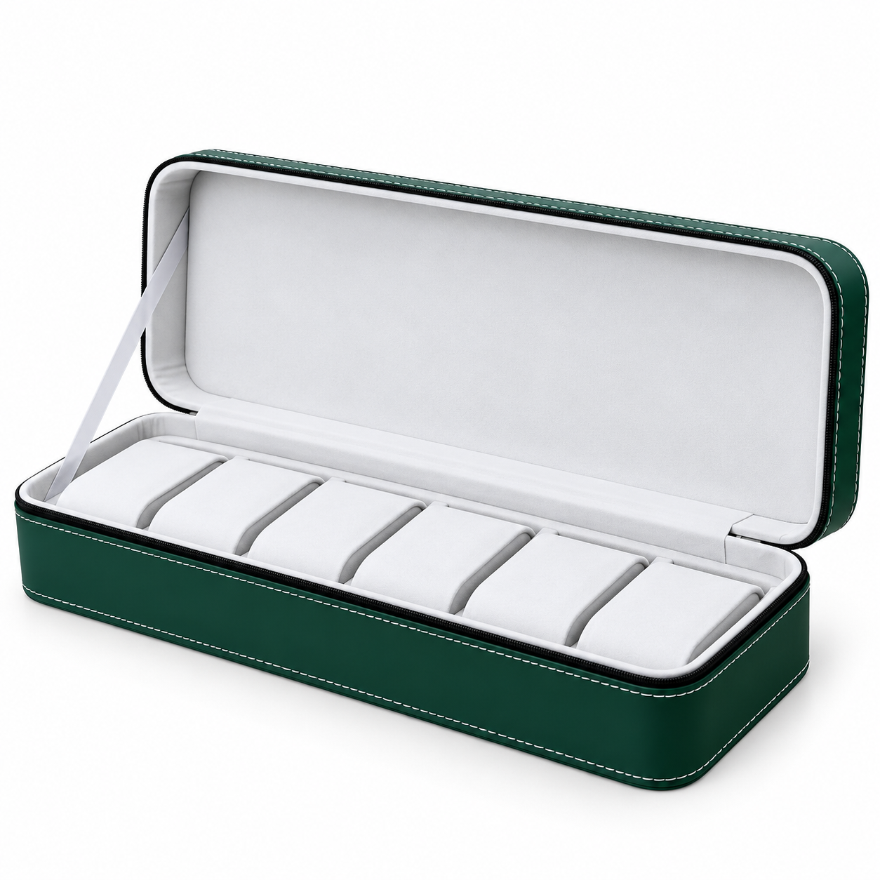 Uhrenbox – Aufbewahrungsbox / Luxus-Etui aus veganem Leder – 1 Stück