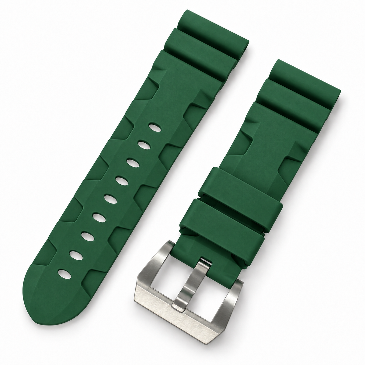 Bracelet Montre en Caoutchouc FKM APEX Diver – Tubes / Boucle à Vis - Universel / Premium