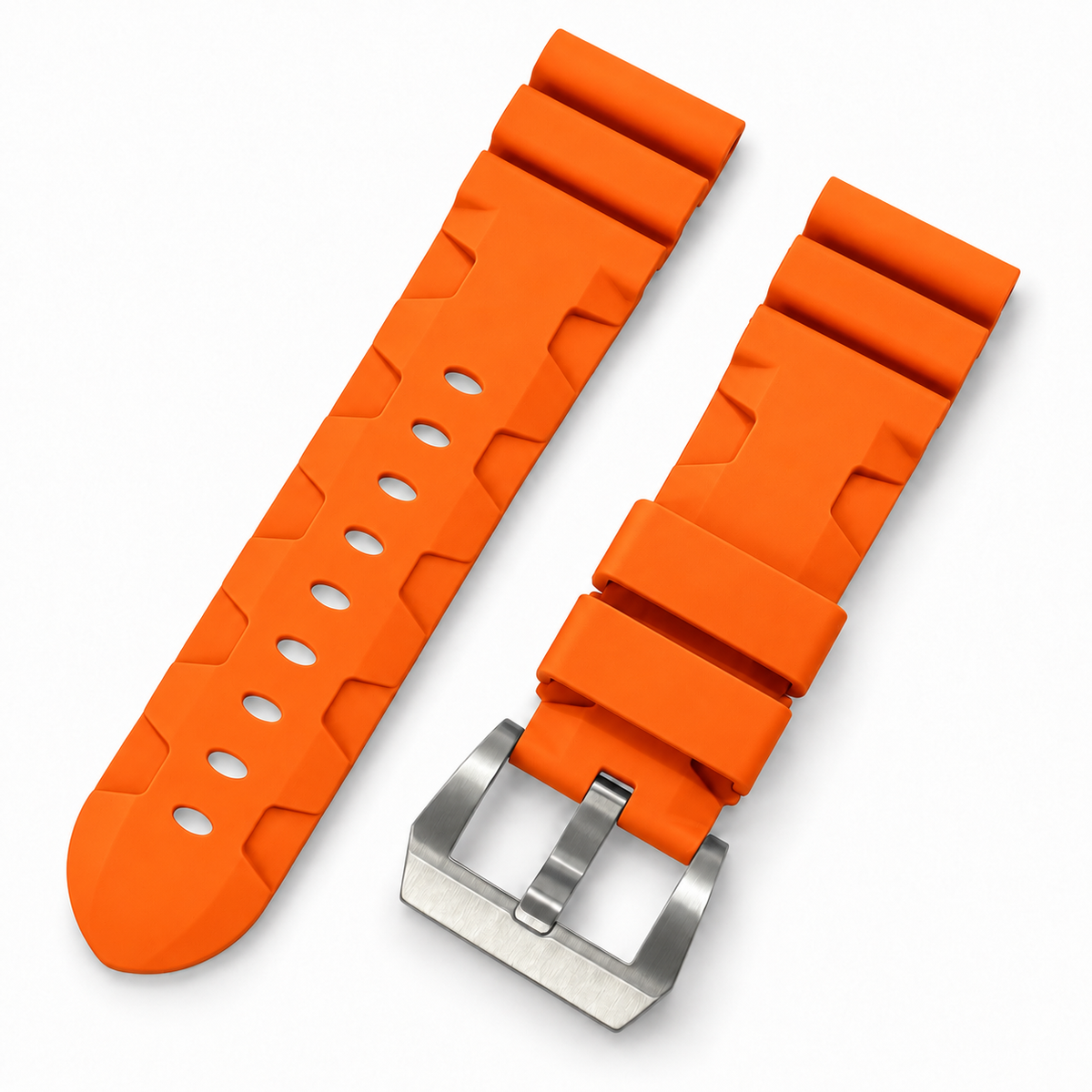 Bracelet Montre en Caoutchouc FKM APEX Diver – Tubes / Boucle à Vis - Universel / Premium