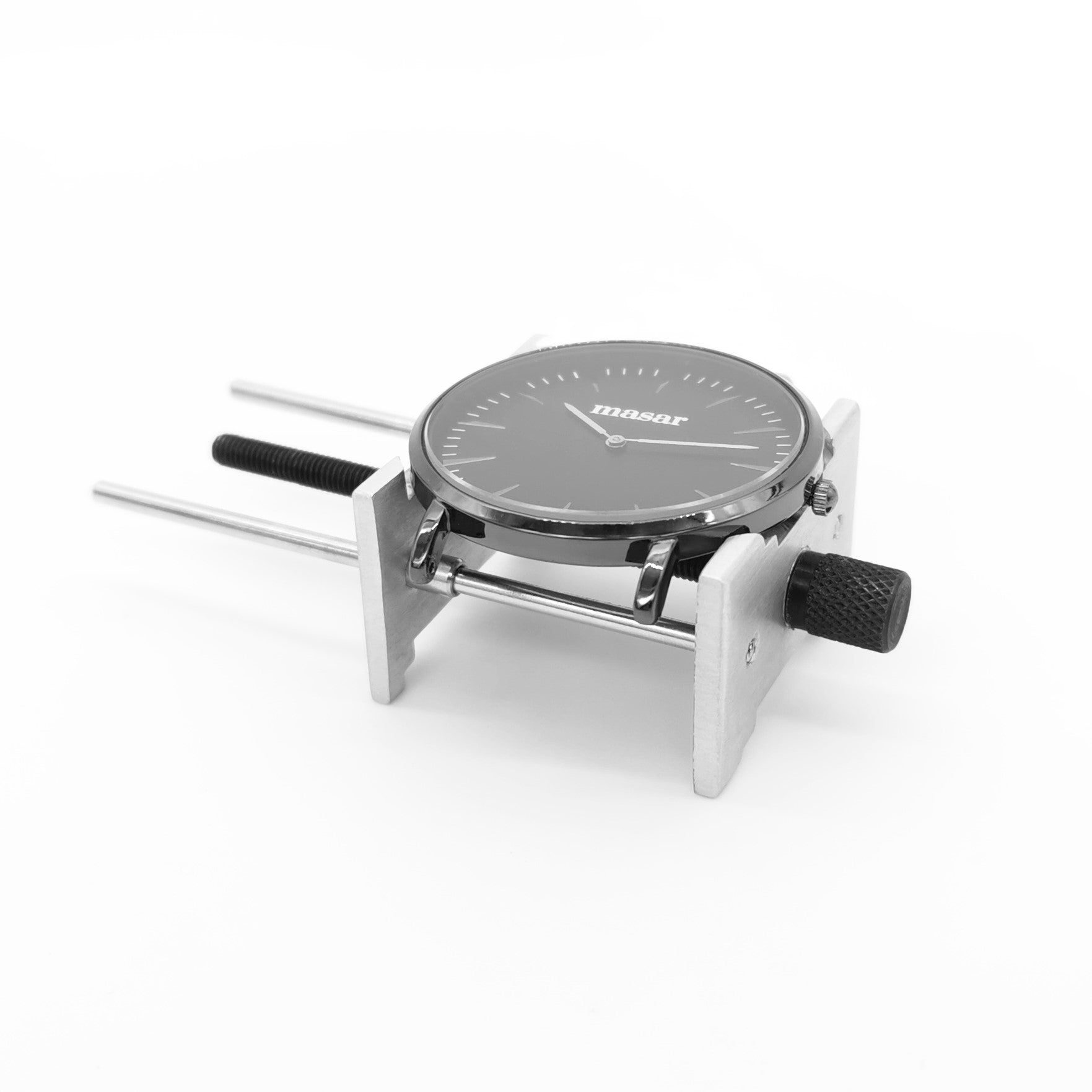 Verstellbarer Uhrwerkhalter – Ø 9mm bis Ø 65mm – Aluminium
