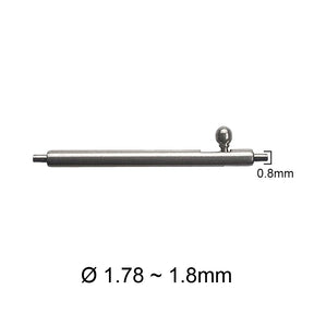 12mm à 30mm XSA Ø 1.78mm ~ 1.8mm - Libération Rapide à Levier - 0.8mm - Inox - 2 pcs