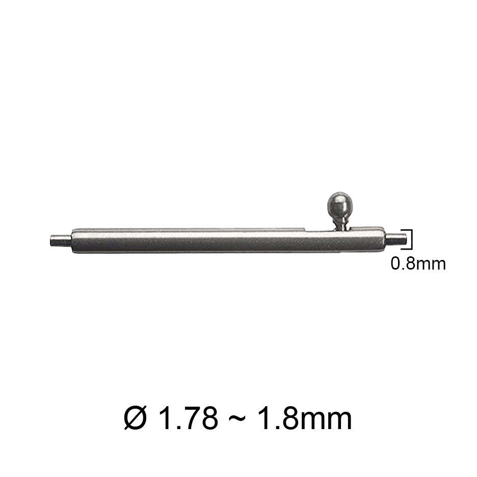 masar 30mm Ø 1,2 mm Stifte Pins - Nietstift für Uhrenarmband – Watch Strap  Pressure Bars & Rivet Ends : : Fashion