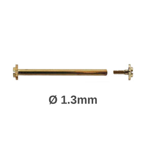 <transcy>10mm to 20mm | Fittings - Threaded bars and screws | Gold | Ø 1.3mm |</transcy>