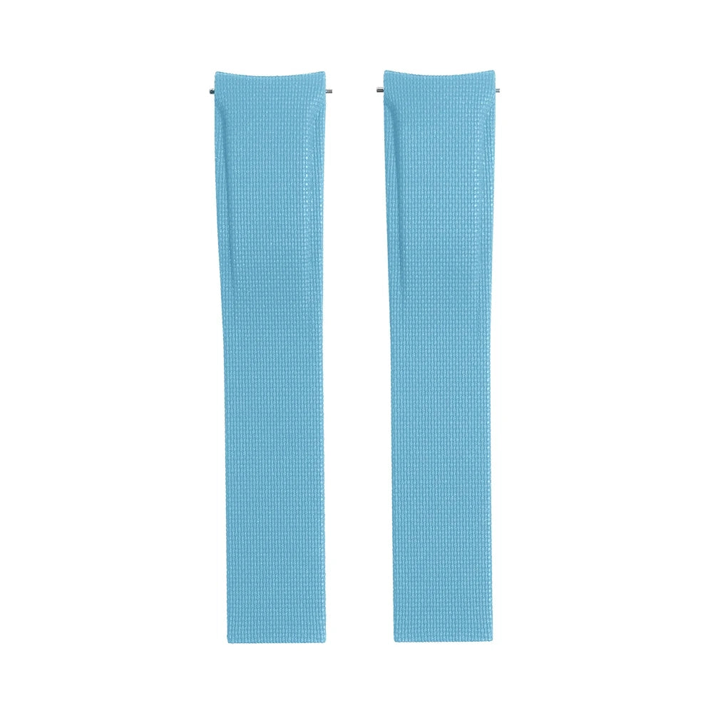 Bracelet Montre Caoutchouc FKM - Texture Tissu SAILCLOTH / Incurvé & Rapide / CTS - Sans boucle