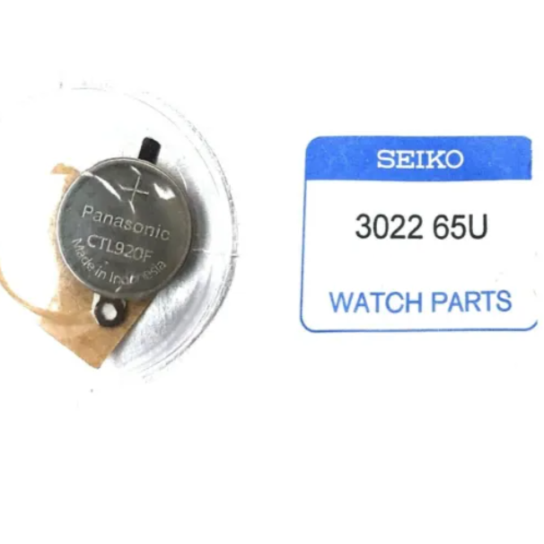 Seiko Kinetic / Solar - Volle Auswahl - Wiederaufladbare Batterie - Kondensator-Akkuzelle - 1 Stück