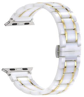 Céramique et Métal - Bracelets de Montre pour Watch 1,2,3,4,5,6,7,8,SE,(Ultra 1)