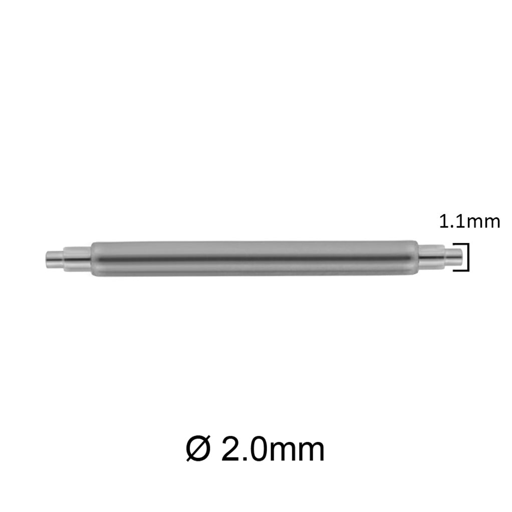 18mm à 24mm XDS200 | Ø 2.0mm - Double Shoulder (Épaule) - 1.1mm - Inox 304 ou 316L - 2 pcs