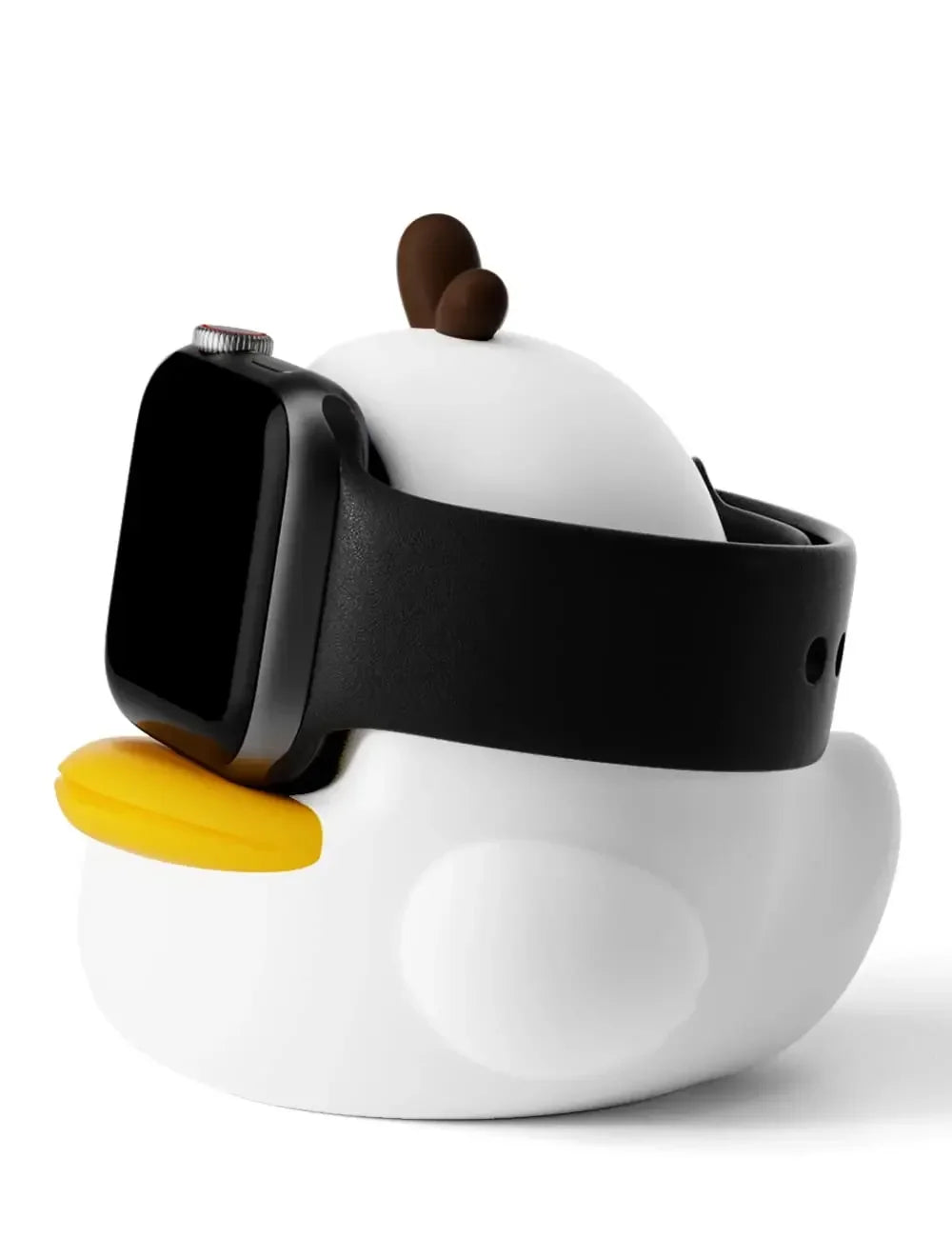 Apple Watch Stand & Charger Holder - Silicone Duck Design - 8cm x 8cm