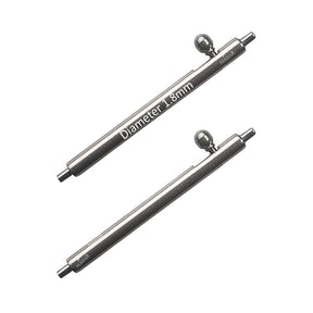 12mm to 30mm XSA Ø 1.78mm - Watch Strap Spring Bars - 304L Stainless Steel - Quick Release Lever - 0.8mm - 2 pcs