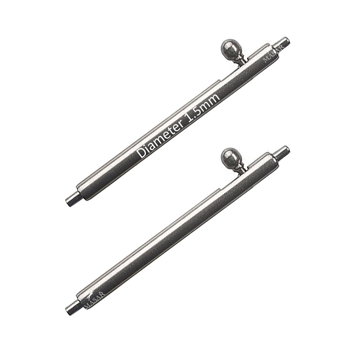 Barrette montre bracelet Liberation rapide ergot Quick Release Diamètre 1,5 mm spring bar pin - 2 Pcs