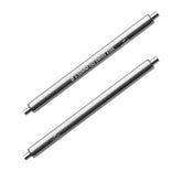 6mm à 22mm XSS Ø 1,5mm - Barres à ressort pour bracelet de montre - Inox 316L - 0,7mm - Swiss Made - 2 pcs
