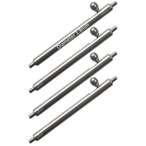 4 Schnellspanner 18mm für Uhrenarmbänder – Edelstahl