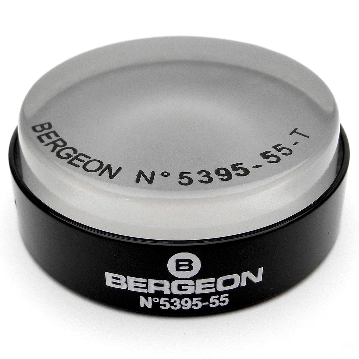 Bergeon 5395-55 – Coussin d'emboîtage horloger en gel Transparent antidérapant Ø 55 mm (Swiss Made)