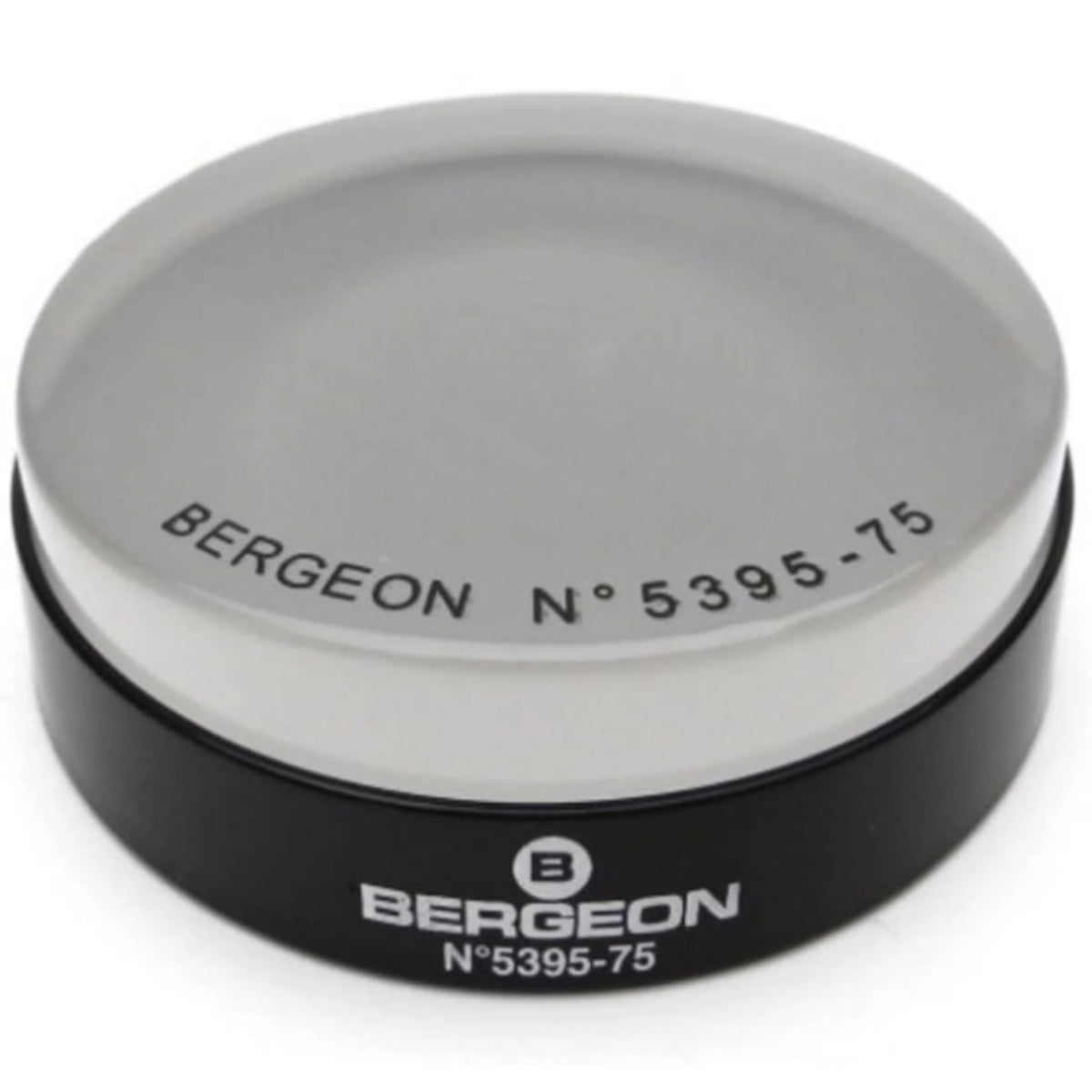 Bergeon 5395-75 – Coussin d'emboîtage horloger en gel Transparent antidérapant Ø 75 mm (Swiss Made)