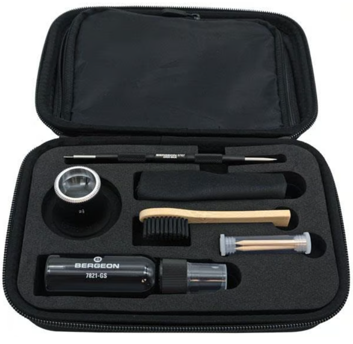 Bergeon 7821-TK3 - Kit d'entretien de voyage pour horlogers amélioré