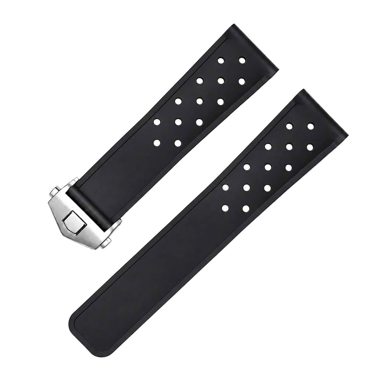 Bracelet Montre Rallye en Silicone - Boucle Déployante - Universel
