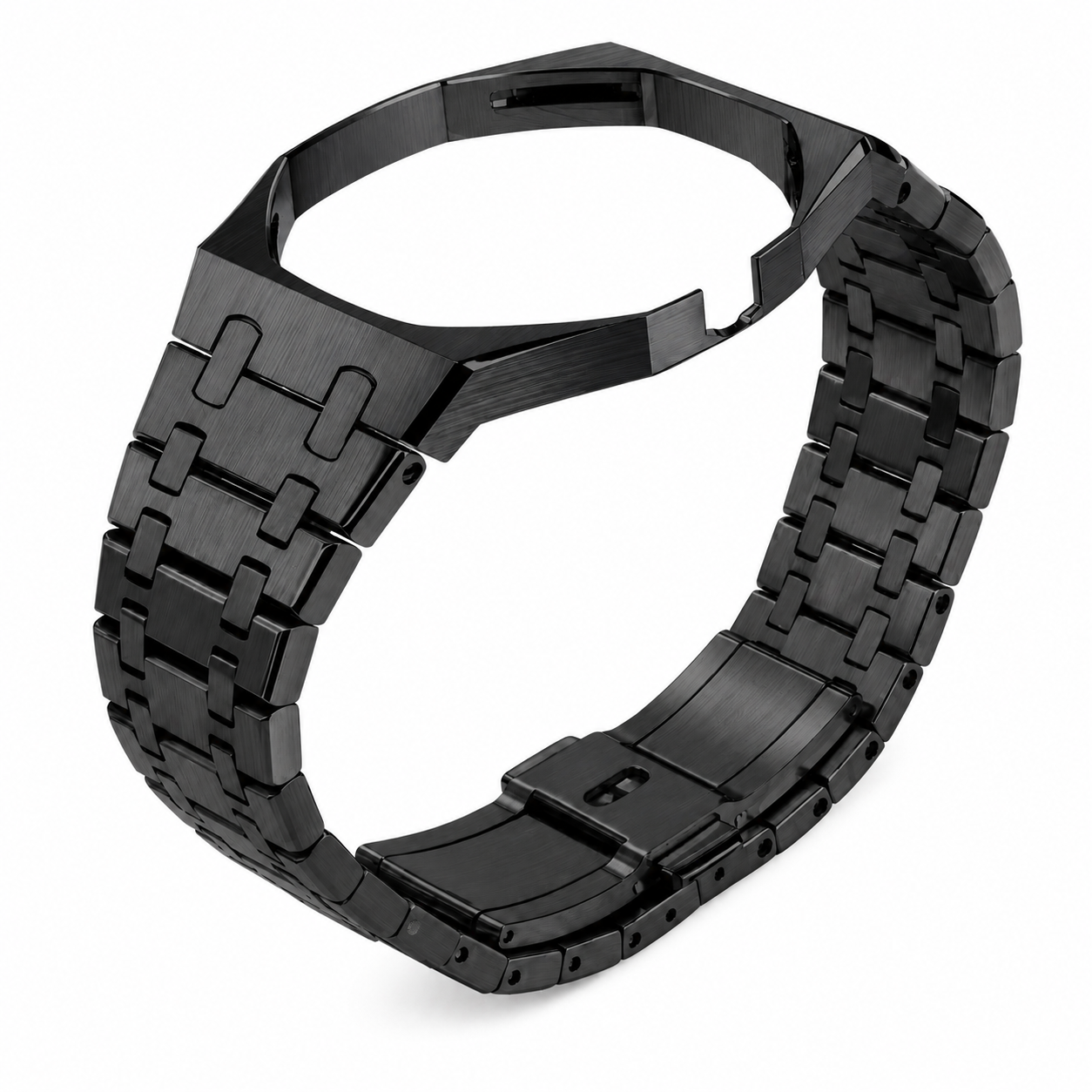 Steel Watch Bracelet compatible with Swatch Royal Pop x AP - Hunter case → crown at 3 o'clock
