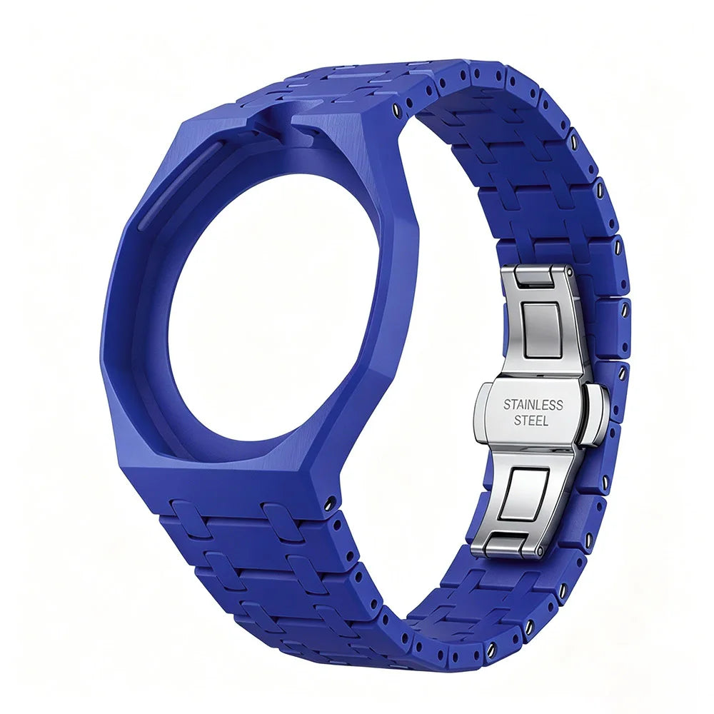 Link Bracelet compatible with Swatch Royal Pop x AP - Lépine → crown at 12 o'clock - Resin